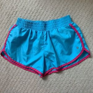 Bally Blue/Pink Athletic Shorts S